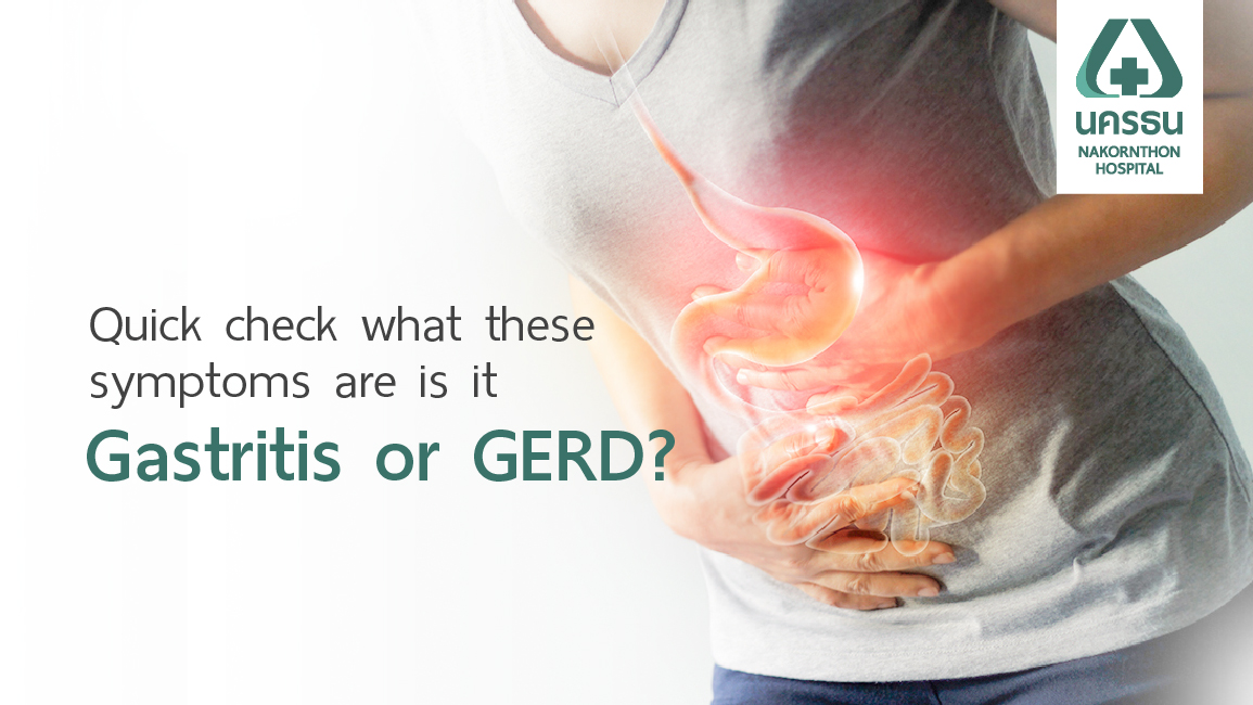 2 Different common diseases with similar symptoms Gastritis vs GERD
